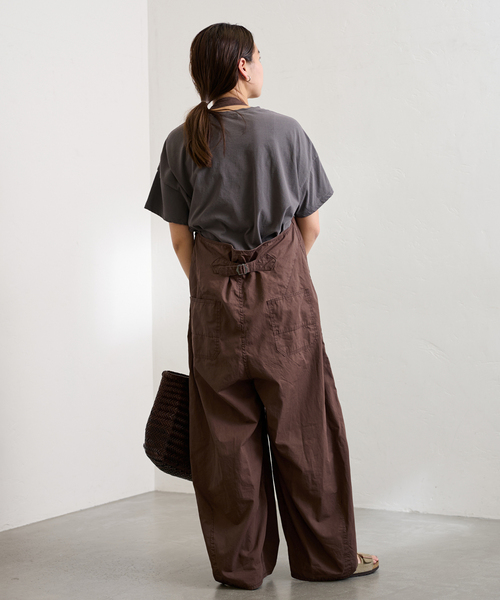 FRAMeWORK（フレームワーク）の「エンシュクウェザーホルターサロペット（サロペット/オーバーオール・レディース・ブラック/ブラウン・FREE）」の19枚目の写真