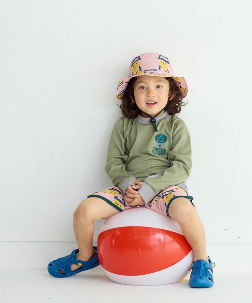 MARKEY'S（マーキーズ）の「【UVカット/水陸両用】総柄サーフショーツ（その他パンツ・キッズ・ライトブルー/ベージュ/マルチ/ピンク・120/110/100/90/80/150/140/95/130）」の14枚目の写真