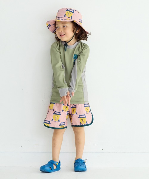 MARKEY'S（マーキーズ）の「【UVカット/水陸両用】総柄サーフショーツ（その他パンツ・キッズ・ライトブルー/ベージュ/マルチ/ピンク・120/110/100/90/80/150/140/95/130）」の15枚目の写真