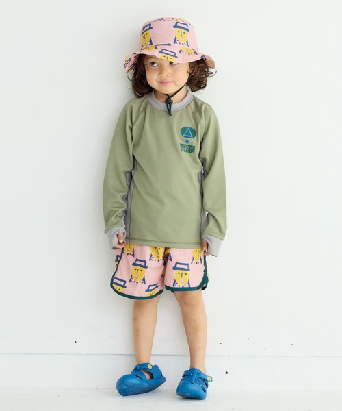 MARKEY'S（マーキーズ）の「【UVカット/水陸両用】総柄サーフショーツ（その他パンツ・キッズ・ライトブルー/ベージュ/マルチ/ピンク・120/110/100/90/80/150/140/95/130）」の16枚目の写真