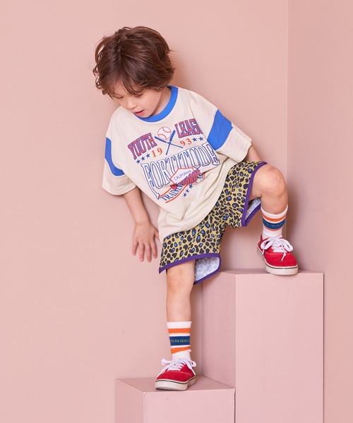 MARKEY'S（マーキーズ）の「【UVカット/水陸両用】総柄サーフショーツ（その他パンツ・キッズ・ライトブルー/ベージュ/マルチ/ピンク・120/110/100/90/80/150/140/95/130）」の8枚目の写真