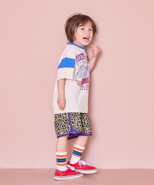 MARKEY'S（マーキーズ）の「【UVカット/水陸両用】総柄サーフショーツ（その他パンツ・キッズ・ライトブルー/ベージュ/マルチ/ピンク・120/110/100/90/80/150/140/95/130）」の9枚目の写真