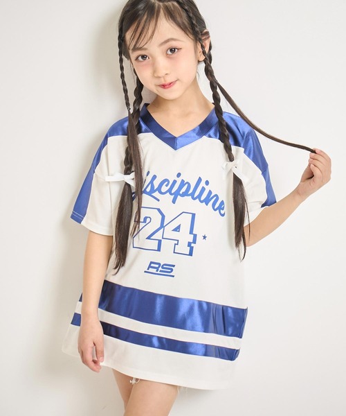 ANAP kids(アナップキッズ)の「ナンバリングトップス(ジュニアお揃い)(Tシャツ/カットソー・キッズ・ブラック/シルバー/ネイビー・110/130/120)」の21枚目の写真