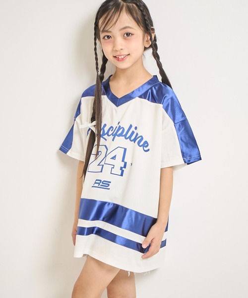 ANAP kids(アナップキッズ)の「ナンバリングトップス(ジュニアお揃い)(Tシャツ/カットソー・キッズ・ブラック/シルバー/ネイビー・110/130/120)」の22枚目の写真