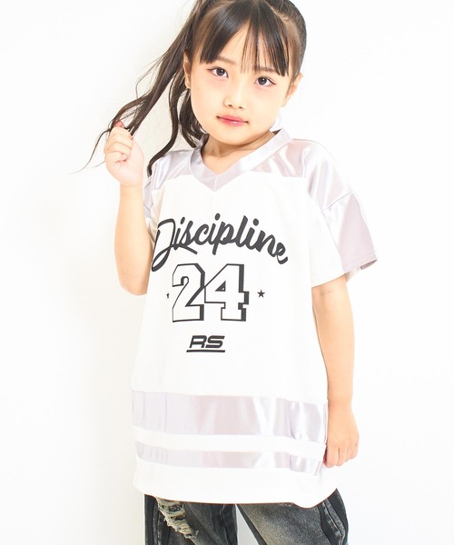 ANAP kids(アナップキッズ)の「ナンバリングトップス(ジュニアお揃い)(Tシャツ/カットソー・キッズ・ブラック/シルバー/ネイビー・110/130/120)」の17枚目の写真