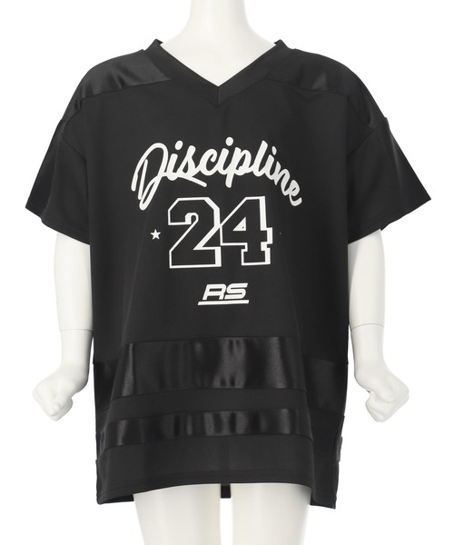 ANAP kids(アナップキッズ)の「ナンバリングトップス(ジュニアお揃い)(Tシャツ/カットソー・キッズ・ブラック/シルバー/ネイビー・110/130/120)」の6枚目の写真