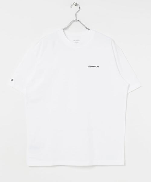 SALOMON（サロモン）の「SALOMON　LOGO RX T-SHIRTS M（Tシャツ/カットソー・メンズ・ホワイト・SMALL/MEDIUM/LARGE/X-LARGE）」の5枚目の写真