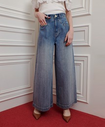 未使用タグ付✦23年 ルルウィルビー T/Wギャバテーパードパンツ size2 LOULOU WILLOUGHBY】T/Wギャバテーパードパンツ|allureville