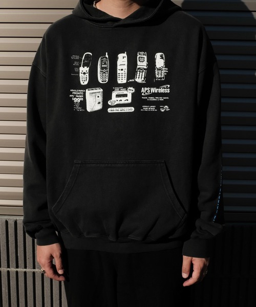 セール】ARNOLD PARK STUDIOS / APS WIRELESS LOGO HOODIE