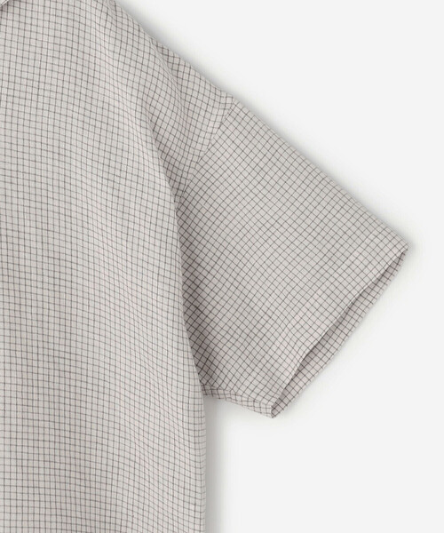 ORCIVAL　セーラー　半袖リネンシャツ　ホワイト ORCIVAL | リネン 半袖セーラーシャツ WOMEN（シャツ/ブラウス