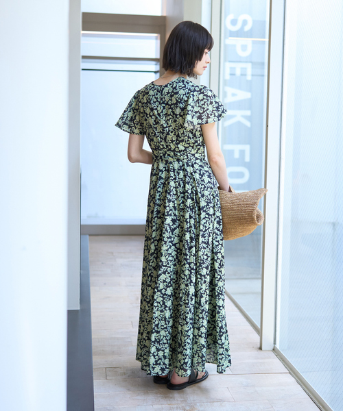 【美品】MARIHA マリハ マドモアゼルのドレスワンピース マキシ丈 黒 MARIHA／マリハ】別注マドモアゼルのドレス（ワンピース