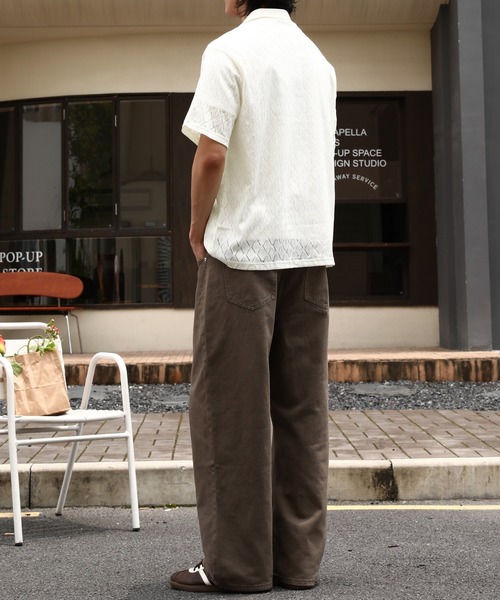 TOBEE(トゥビー)の「【TOBEE】レースシアールーズシャツ(ポロシャツ・メンズ・ブラウン/ブラック/ホワイト・MEDIUM/LARGE/X-LARGE)」の11枚目の写真