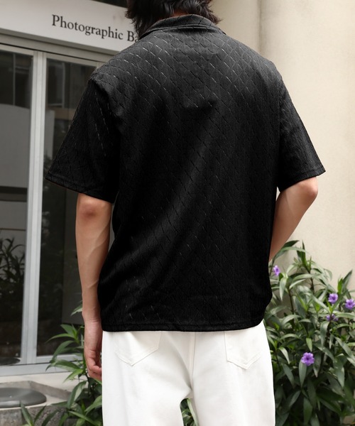 TOBEE(トゥビー)の「【TOBEE】レースシアールーズシャツ(ポロシャツ・メンズ・ブラウン/ブラック/ホワイト・MEDIUM/LARGE/X-LARGE)」の17枚目の写真