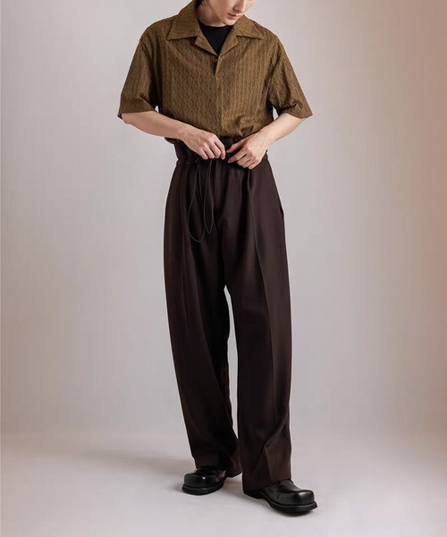 TOBEE(トゥビー)の「【TOBEE】レースシアールーズシャツ(ポロシャツ・メンズ・ブラウン/ブラック/ホワイト・MEDIUM/LARGE/X-LARGE)」の21枚目の写真