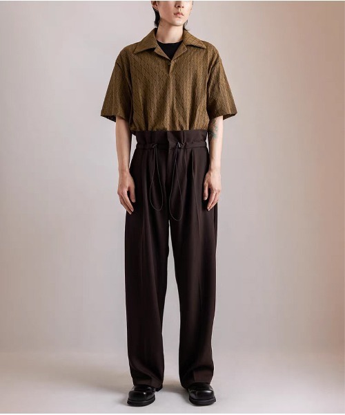 TOBEE(トゥビー)の「【TOBEE】レースシアールーズシャツ(ポロシャツ・メンズ・ブラウン/ブラック/ホワイト・MEDIUM/LARGE/X-LARGE)」の22枚目の写真