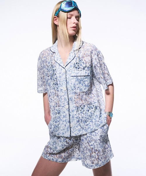 LACE PAJAMA SHORTS（ルームウェア/パジャマ）｜Mardi Mercredi