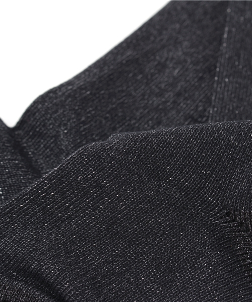 HAKKA BABY（ハッカベビー）の「[ベビー]フィラメントラメソックス（ソックス/靴下・キッズ・ホワイト/ブラック・SMALL/MEDIUM）」の5枚目の写真