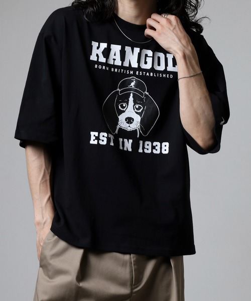 セール】KANGOL 刺繍＆プリント半袖Tシャツ（Tシャツ/カットソー