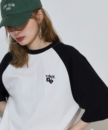 FUNALIVE（ファンアライブ）の「KANGOL  刺繍＆プリント半袖Tシャツ（Tシャツ/カットソー）」