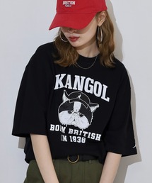 KANGOL（カンゴール）の「KANGOL  刺繍＆プリント半袖Tシャツ（Tシャツ/カットソー・メンズ）」