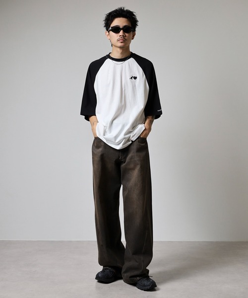KANGOL(カンゴール)の「KANGOL 刺繍&プリント半袖Tシャツ(Tシャツ/カットソー・メンズ・ブラック/ホワイト/ホワイト系/ホワイト系2/ホワイト系3/ホワイト系4/ブラック系/ブラック系2/ブラック系3/ブラック系4/ホワイト系その他2/ホワイト系その他3/ホワイト系その他4/ホワイト系その他5/ブラック系その他/ホワイト系その他/ホワイト×ブルー/ホワイト×ブラック/ブラック×ホワイト・M/L/XL)」の7枚目の写真