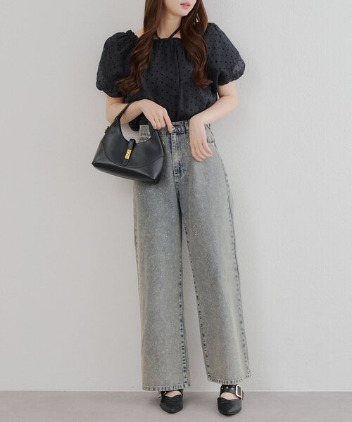 continuer de NICE CLAUP(コンティニューデナイスクラップ)の「【_chipi2xセレクト】3wayバルーン袖ブラウス(シャツ/ブラウス・レディース・アイボリー/ブラック・FREE)」の19枚目の写真