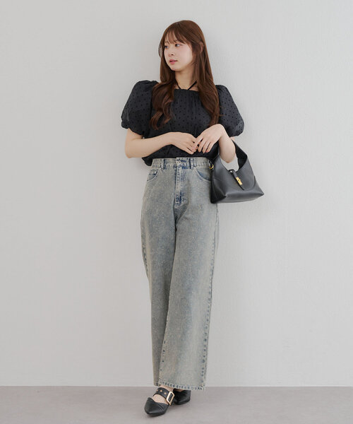 continuer de NICE CLAUP(コンティニューデナイスクラップ)の「【_chipi2xセレクト】3wayバルーン袖ブラウス(シャツ/ブラウス・レディース・アイボリー/ブラック・FREE)」の21枚目の写真