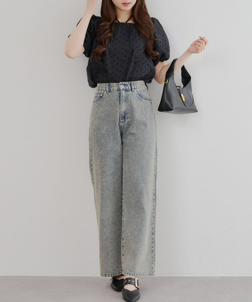 continuer de NICE CLAUP(コンティニューデナイスクラップ)の「【_chipi2xセレクト】3wayバルーン袖ブラウス(シャツ/ブラウス・レディース・アイボリー/ブラック・FREE)」の22枚目の写真