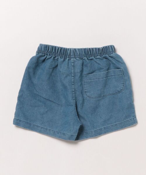 Bambin（ボンバン）の「【 Bambin / ボンバン 】 デニム ショートパンツ（デニムパンツ・キッズ・ブルー/ライトブルー・70/80/90/100）」の3枚目の写真