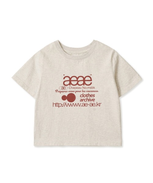 Tシャツ・カットソー AEAE NEW SYMBOL CROP TSHIRTS WHITE AEAE】NEW SYMBOL CROP T-SHIRTS [WHITE] (AEAE/Tシャツ