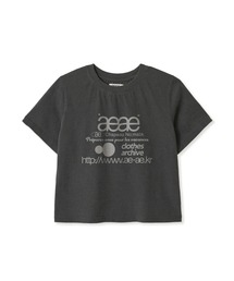 aeae（エーイーエーイー）の「WEB LOGO CROP T-SHIRTS（Tシャツ/カットソー）」