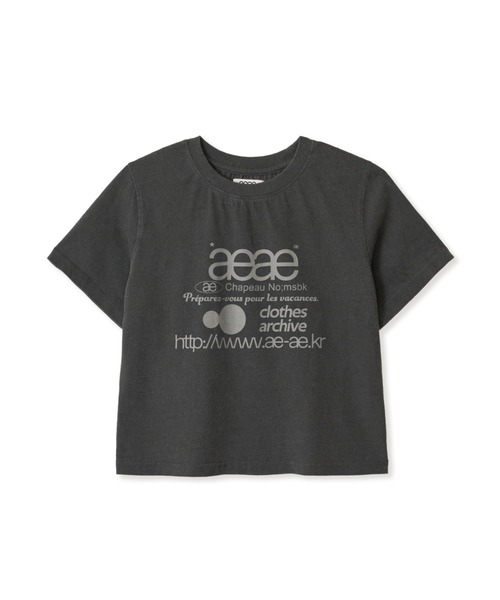 セール】WEB LOGO CROP T-SHIRTS（Tシャツ/カットソー）｜aeae
