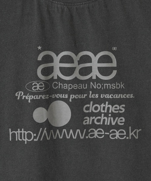 WEB LOGO CROP T-SHIRTS（Tシャツ/カットソー）｜aeae