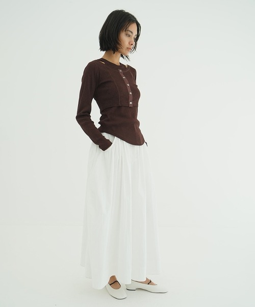 LAYERED COMBI TOPS（Tシャツ/カットソー）｜CLANE（クラネ）の
