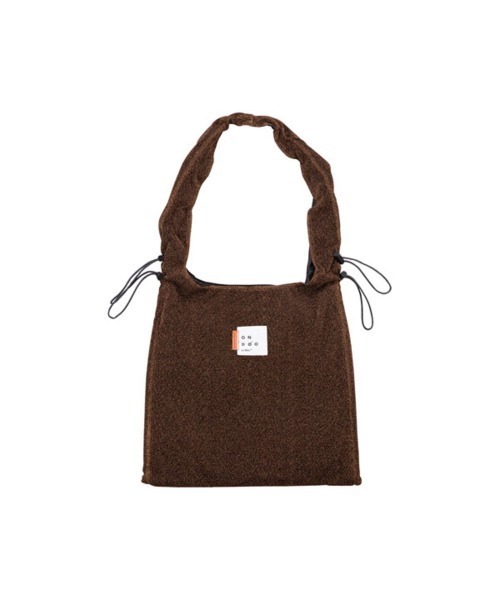 Wpc.（ダブリュピーシー）の「ONDOO byWpc. シャーリングドロストトートバッグ（トートバッグ・レディース・ブラウン/ブラック/グレー/シルバー・FREE）」の4枚目の写真