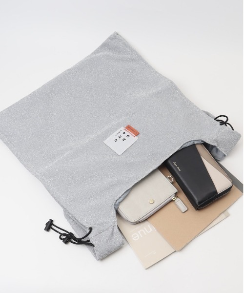 Wpc.（ダブリュピーシー）の「ONDOO byWpc. シャーリングドロストトートバッグ（トートバッグ・レディース・ブラウン/ブラック/グレー/シルバー・FREE）」の12枚目の写真