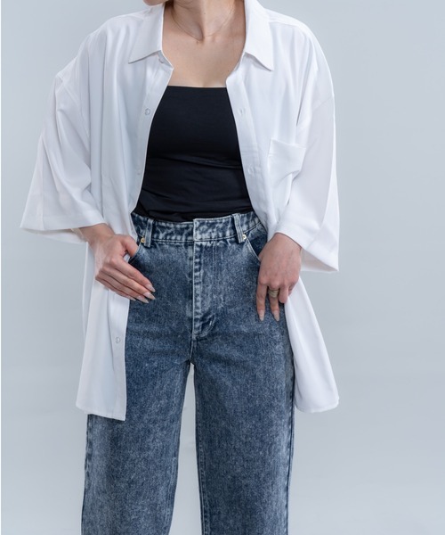 En serio TOKYO(エンソリオトーキョー)の「マルチプリント柄ビックシルエット半袖シャツ(シャツ/ブラウス・メンズ・ホワイト系その他2/ブラック系その他/ブラック系その他3/チャコールグレー/ネイビー系/ブラック/ブラック系その他2/グレー系その他/ホワイト/ホワイト系その他/ブラック系その他4/ライトグレー/ベージュ系その他/ネイビー系1/グレー系その他2/グリーン系その他/ネイビー・MEDIUM/LARGE)」の19枚目の写真