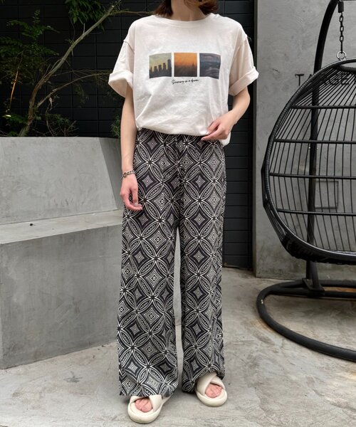 CIAOPANIC TYPY(チャオパニックティピー)の「■バティック柄イージーパンツ(その他パンツ・レディース・ネイビー/レッド/ブラック・MEDIUM/SMALL)」の9枚目の写真