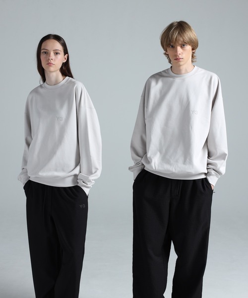 Y-3(ワイスリー)の「Y-3 BRUSHED TERRY CREW SWEAT(スウェット・メンズ・ホワイト系その他・X-SMALL/SMALL/MEDIUM/LARGE/X-LARGE)」の1枚目の写真