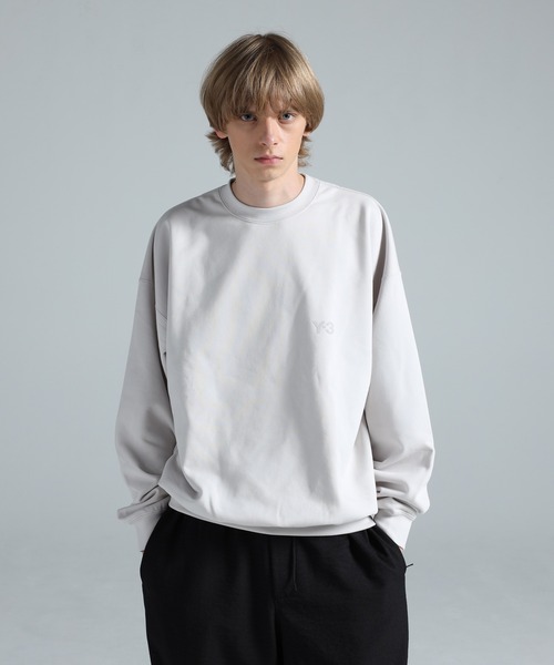 Y-3(ワイスリー)の「Y-3 BRUSHED TERRY CREW SWEAT(スウェット・メンズ・ホワイト系その他・X-SMALL/SMALL/MEDIUM/LARGE/X-LARGE)」の3枚目の写真