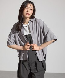 ANY（エニィ）の「【接触冷感/UVカット/抗菌防臭/速乾】エニィファンクション半袖シャツブラウス（シャツ/ブラウス）」