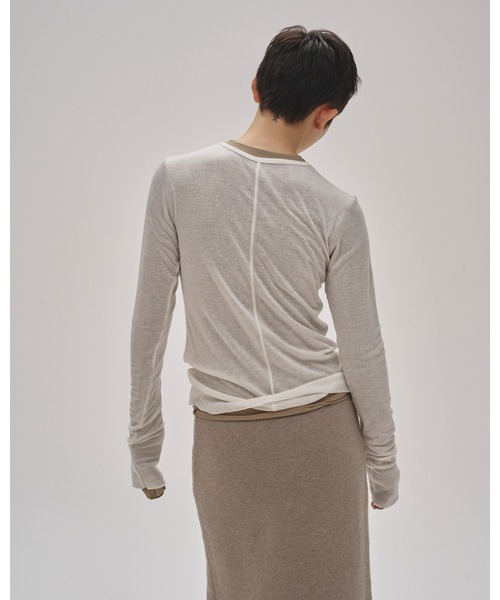 TODAYFUL Tuck Layered Long T-shirts TODAYFUL】Tuck Layered Long T
