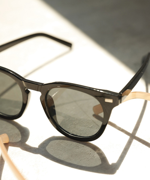 B.C STOCK（ベーセーストック）の「【WEB限定】ウェリントンフレームサングラス（サングラス・レディース・ブラウン/ブラック・FREE）」の3枚目の写真