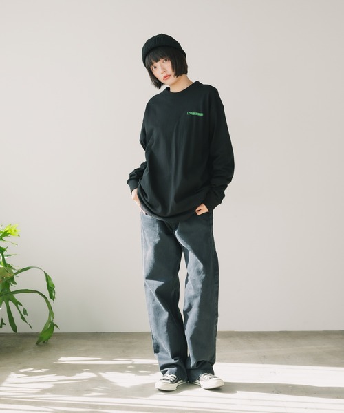 セール】LONELY(論理)/ロンリー MOTION LOGO LONGSLEEVE TEE
