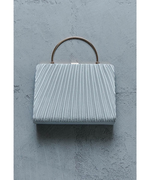 niana（ニアナ）の「サテンプリーツハンドバッグ パーティーバッグ 2way ショルダー 結婚式 二次会 成人式 同窓会 お呼ばれ フォーマル オケージョン（ハンドバッグ・レディース・ベージュ/シルバー/ブラック・FREE）」の19枚目の写真