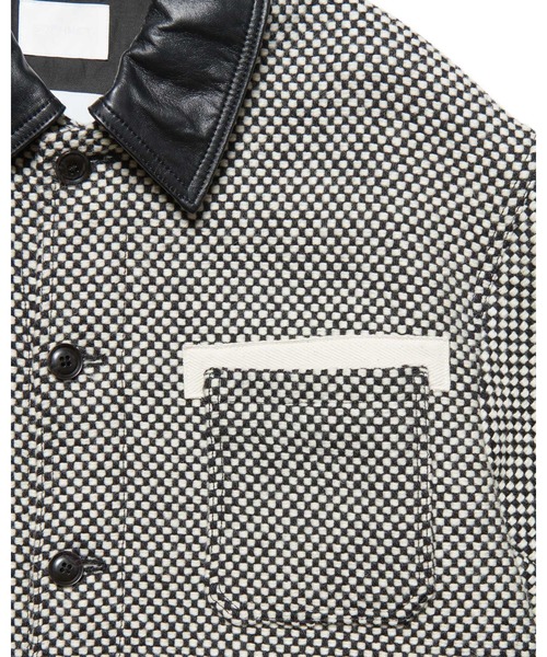 LEATHER COLLAR COVERALL / Kvadrat Sisu（カバーオール）｜SOPHNET