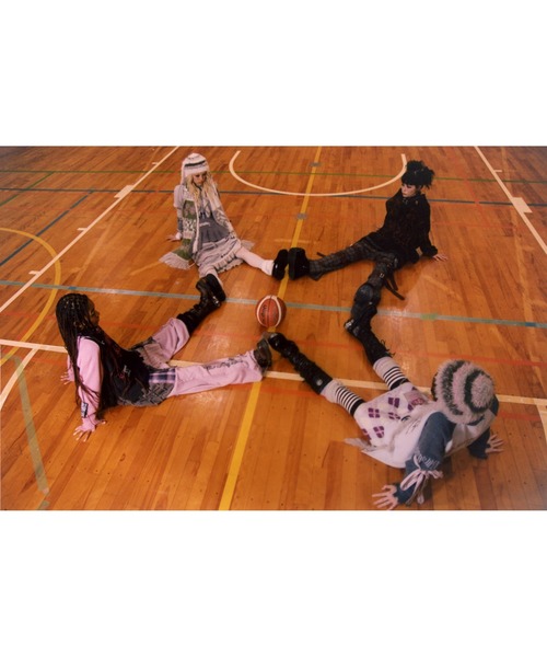 rurumu:（ルルムウ）の「rurumu:/ルルムウ/"rurumu:×KIDILL" raglan pullover(large)（ニット/セーター・レディース・ピンク/ブラック/サックスブルー・FREE）」の7枚目の写真