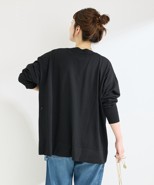 B.C STOCK（ベーセーストック）の「手洗い可 / 2WAYニットカーディガン（カーディガン/ボレロ・レディース・ベージュ/ブラック/レッド・FREE）」の13枚目の写真