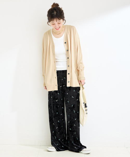 B.C STOCK（ベーセーストック）の「手洗い可 / 2WAYニットカーディガン（カーディガン/ボレロ・レディース・ベージュ/ブラック/レッド・FREE）」の15枚目の写真