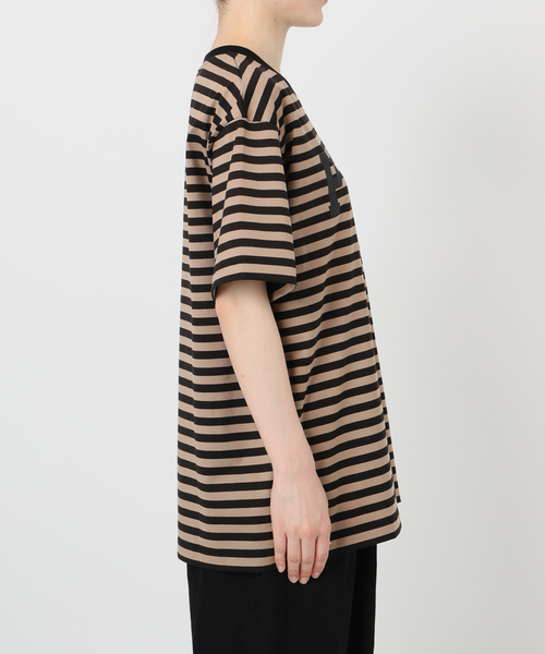 VERMEIL par iena　PARISロゴボーダーTシャツ 追加》PARISロゴボーダーTシャツ（Tシャツ／カットソー